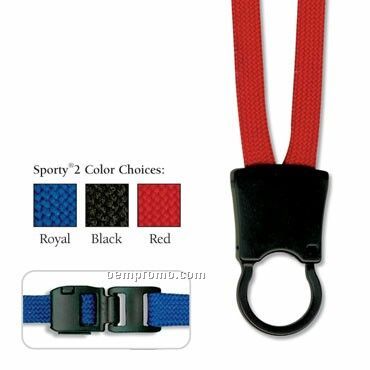40" Sporty 2 Necklace W/ O Ring - Blank