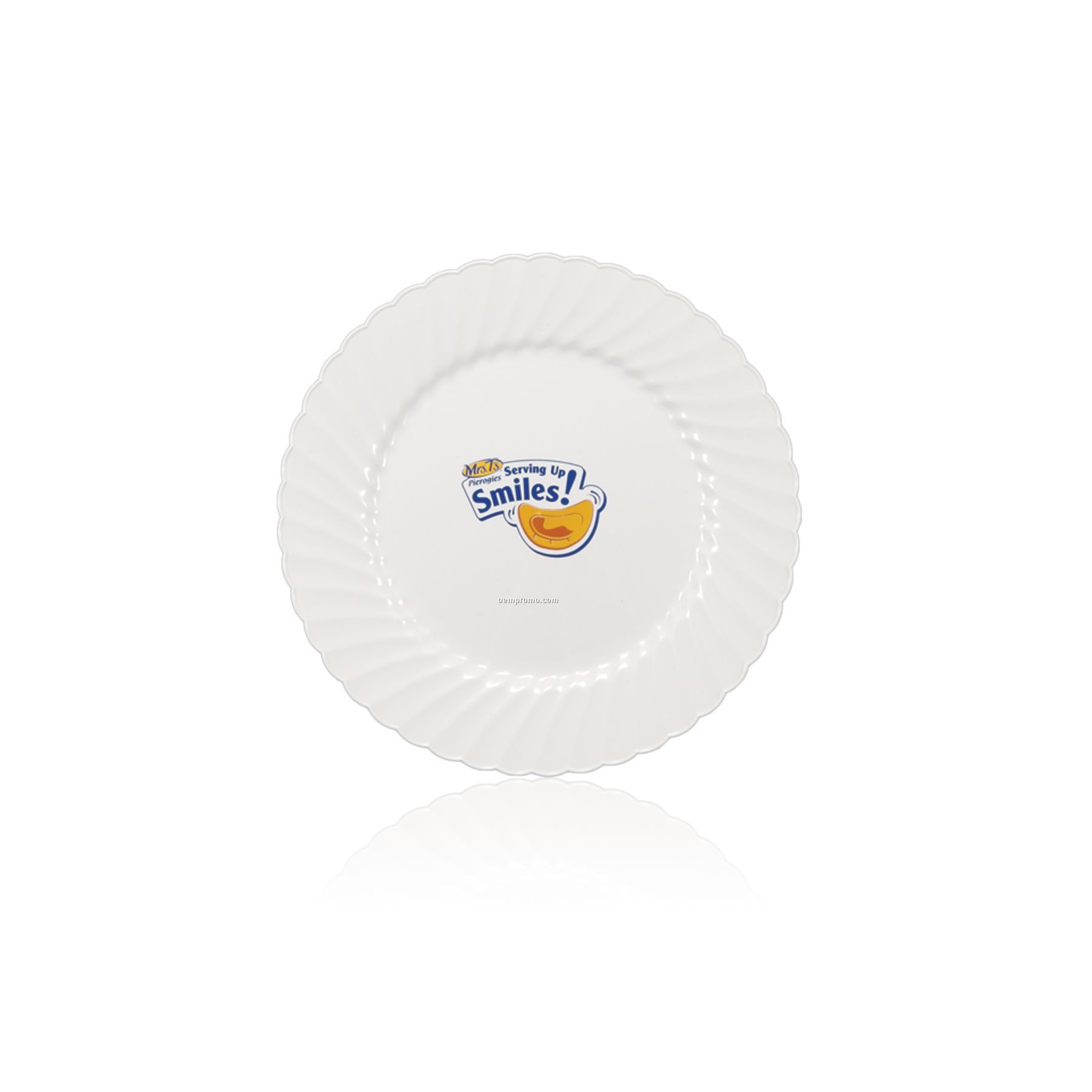 9" Classicware Plastic Plate (White)