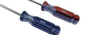 A Line Super Professional Screwdriver W/ Clear Handle (4 1/2" Slotted)