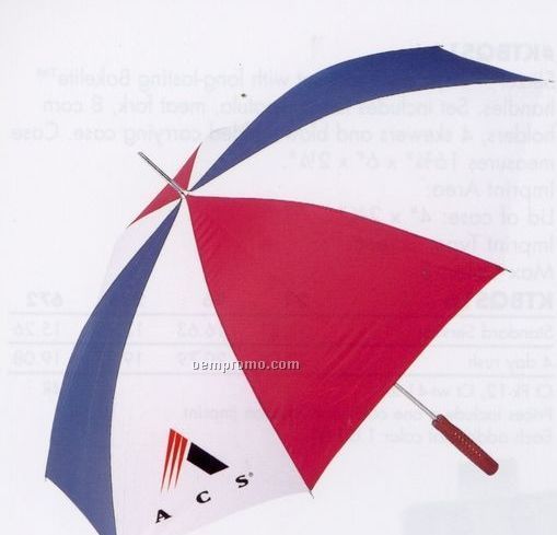 All Weather 48" Auto Open Umbrella (Standard Service)