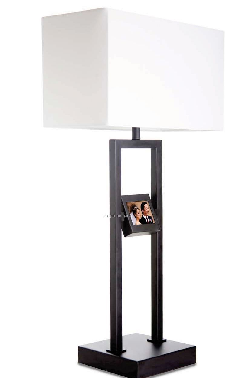 Modern Black Digital Photo Lamp