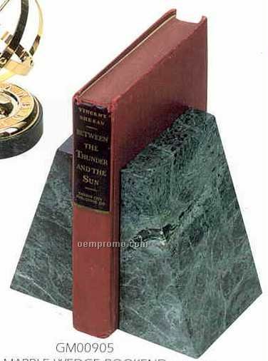 Green Marble Desk Accessories (Bookends)