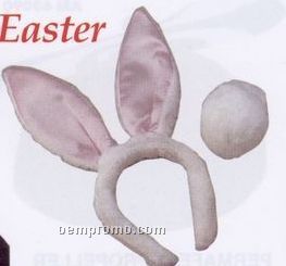 Plush Bunny Ears W/ Tail