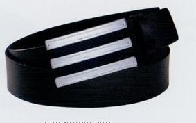Build A Belt Leather Belt Strap W/ Interchangeable Design/ White/42"