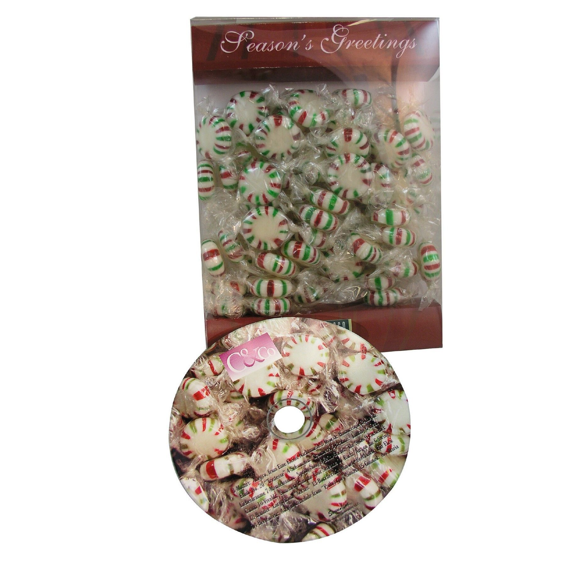 Red White And Green Starlight Mints With #1 Classical Favorites Matching CD