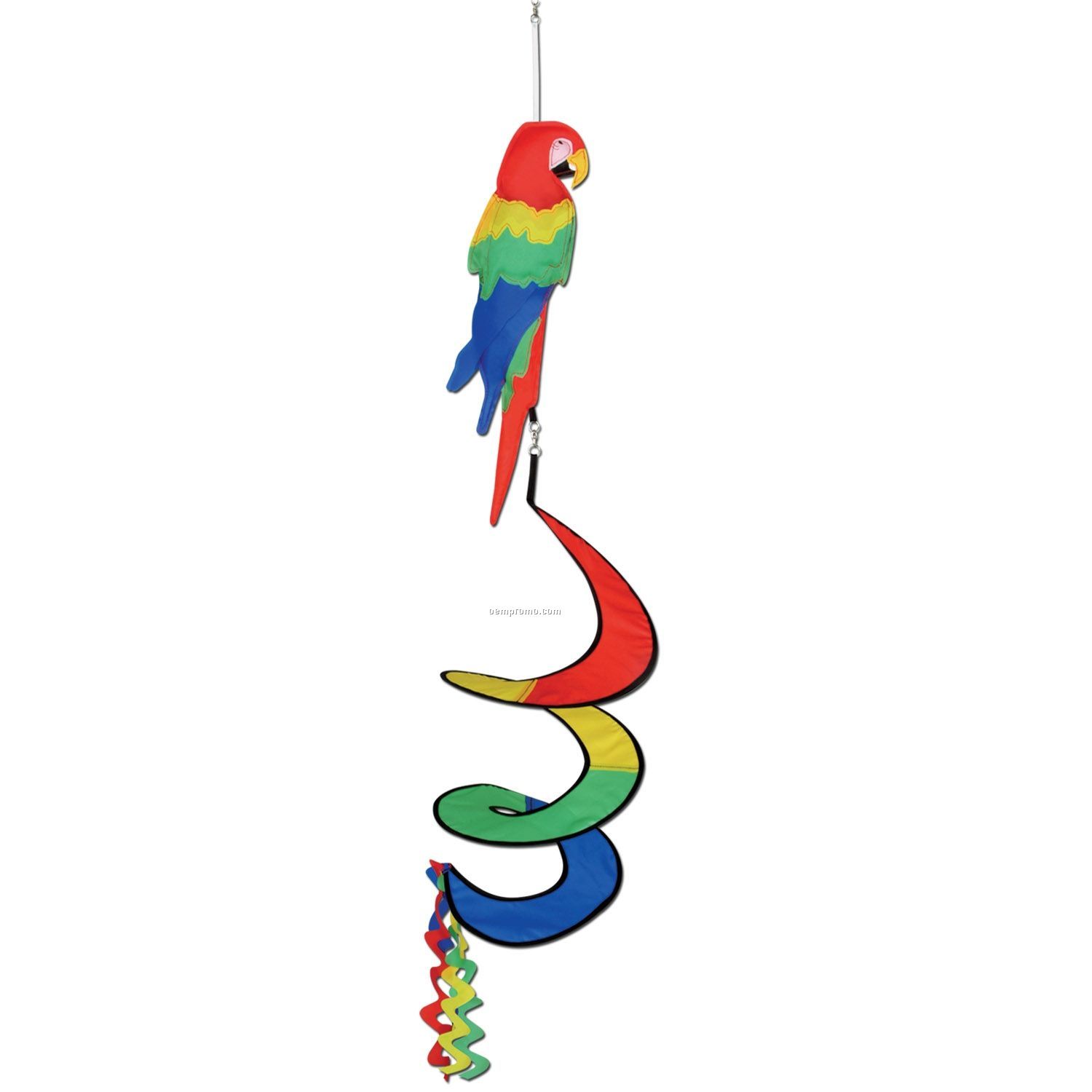 Tropical Parrot Wind Spinner