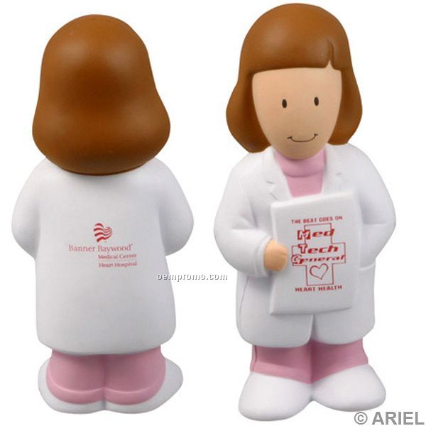 Female Physician Squeeze Toy