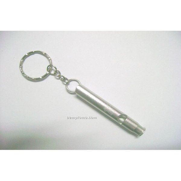Metal Whistle Keychains With Logo