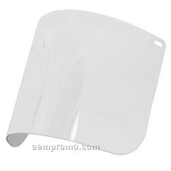 15155 Clear PC Shield Bump Cap Visor Replacement (8"X15.5")