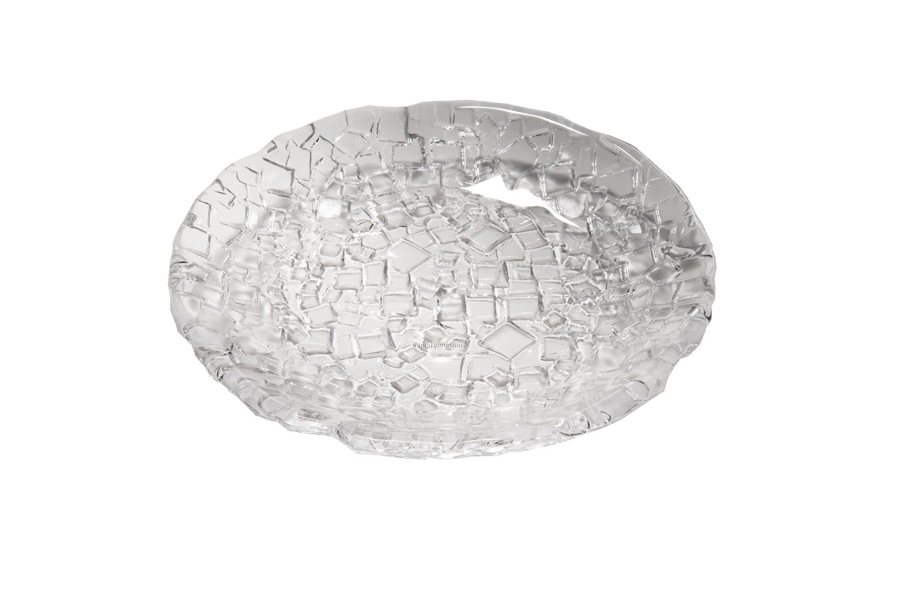 Metropolis Round Tuscany Glass Collection Dish