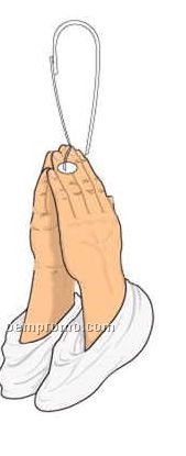 Praying Hands Zipper Pull