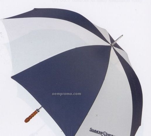 All Weather 60" Golf Umbrella With Alternating Panels (Standard Service)