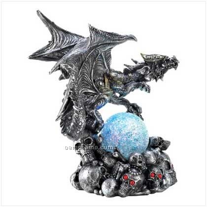 Armored Dragon W/ LED Globe