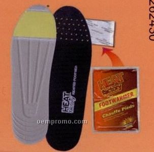 Heated Pocket Flat Footbed Shoe Insert