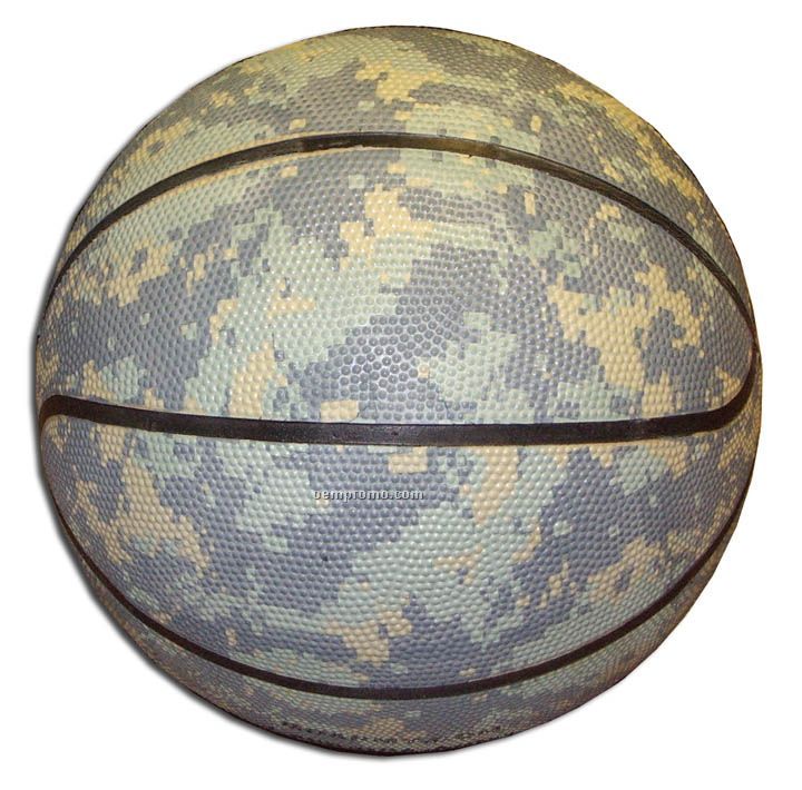 Mini Custom Rubberized Basketball (6" Diameter)