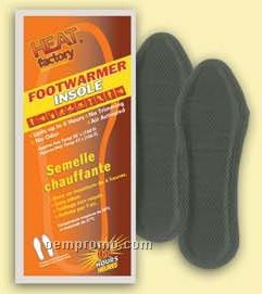 Foot Warmer Insole Pair In Custom 2 Sided Poly Bag (6 Hour)