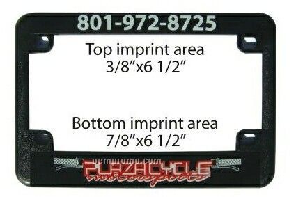 Motorcycle Licence Plate Frame (7-1/2"X5")