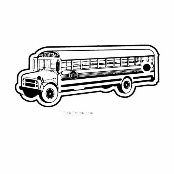 Stock Shape Collection School Bus 8 Key Tag