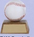Baseball Sport Sculpture Award W/ Gold Base (4")