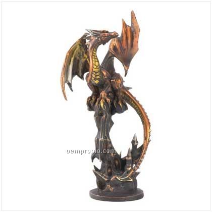Sunset Dragon Figurine