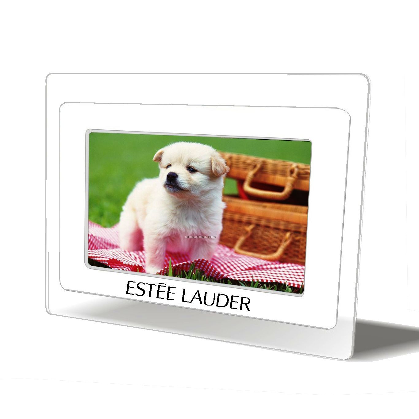 White/Clear Digital Photo Frame