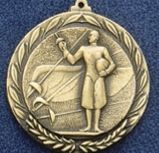 1.5" Stock Cast Medallion (Fencing)