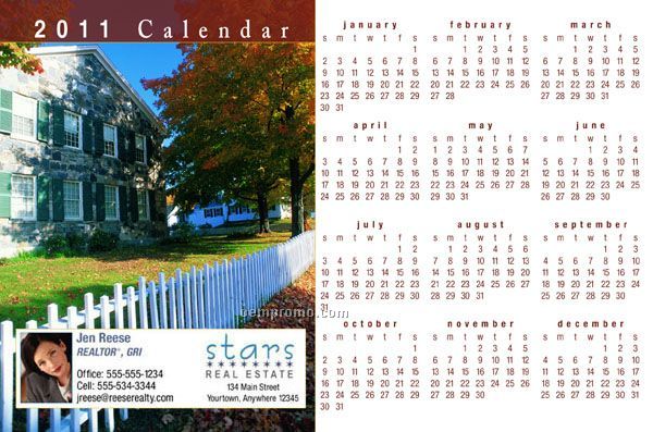2010 Calendar Postcards - Jumbo Size (8-1/2" X 5-1/2")