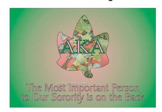 Alpha Kappa Alpha Sorority Ivy Rectangle Hand Mirror (2"X3")