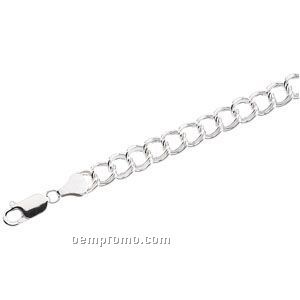 Ladies' 8"Sterling Silver 7mm Bracelet