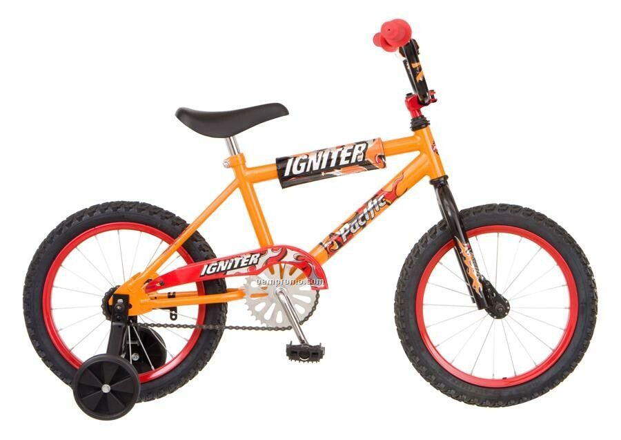 Pacific Cycle 16" Igniter W/ Training Wheels Boy's Bicycle