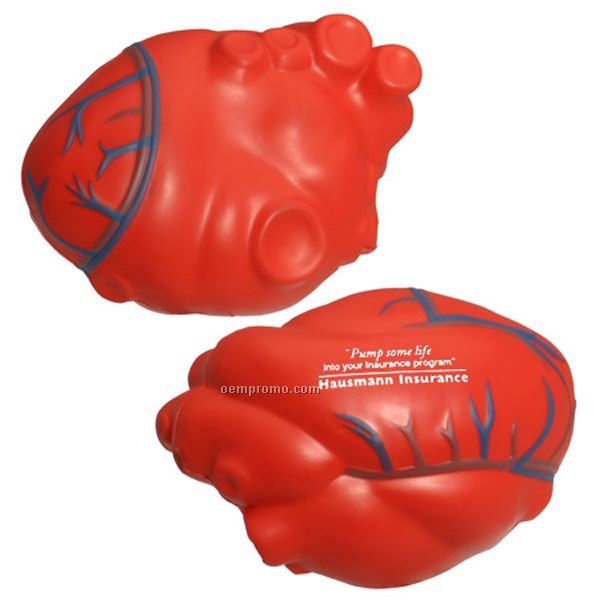Heart W/ Blue Veins Squeeze Toy