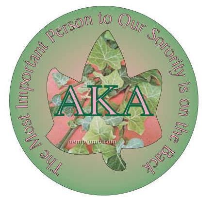 Alpha Kappa Alpha Sorority Ivy Hand Mirror (2 1/2")