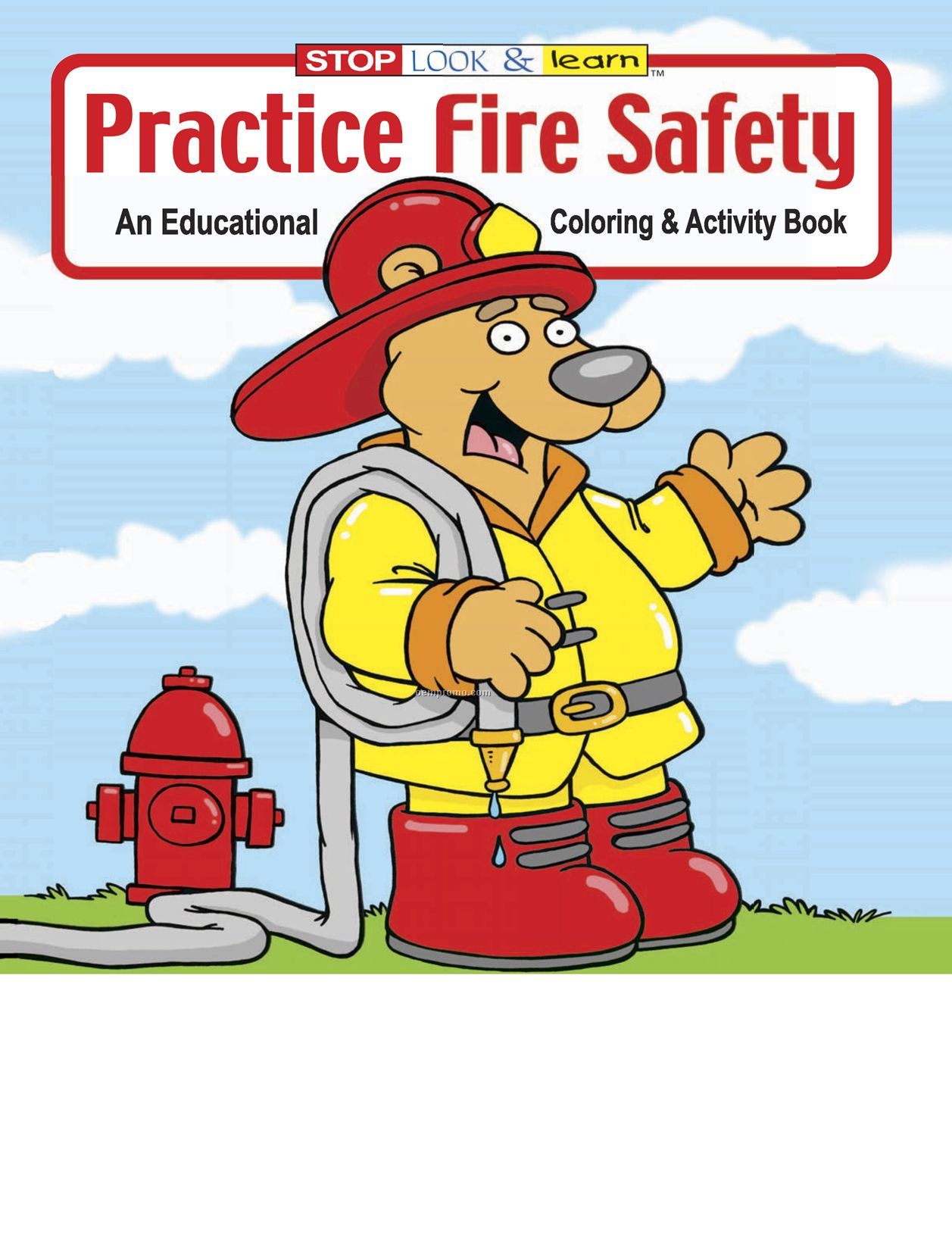 Practice Fire Safety Coloring Book Fun Pack