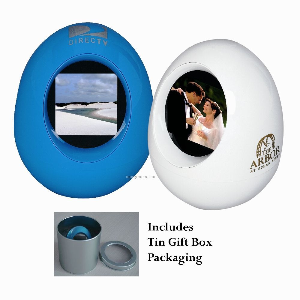 Wobble Egg Shape Digital Photo Frame