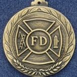 2.5" Stock Cast Medallion (Fire Department)