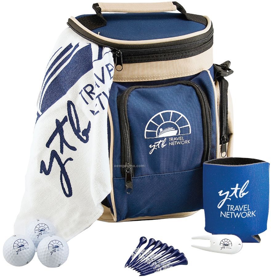 Golf Cooler Kit W/ Pinnacle Gold Distance Golf Balls