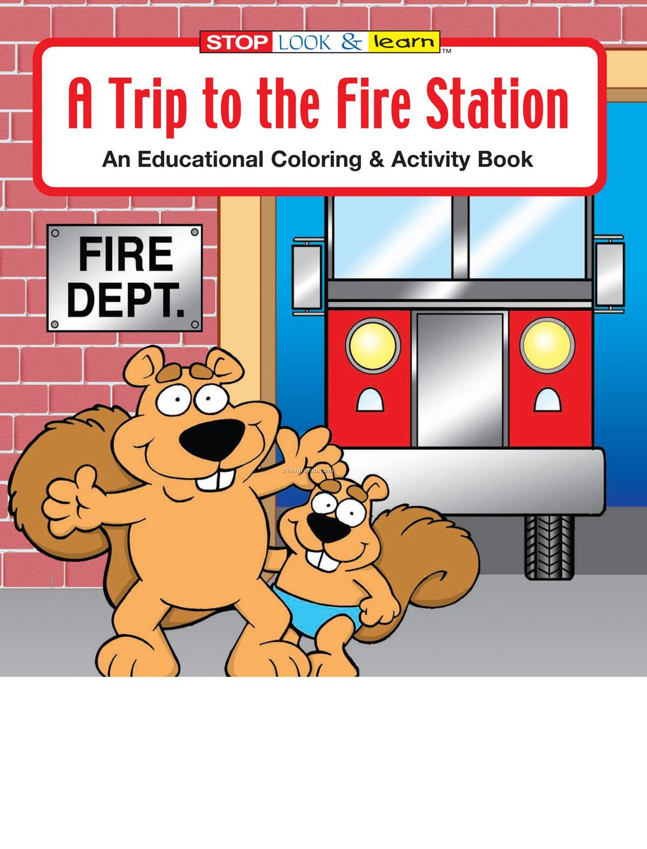 A Trip To The Fire Station Coloring Book