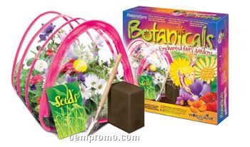 World Alive Botanicals Enchanted Fairy Garden Mini Greenhouse Kit