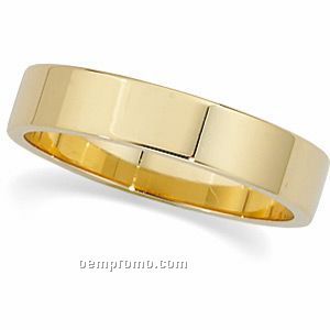 2-1/2mm Kw Flat Wedding Band Ring (Size 11)