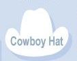 Cowboy Hat Stock Shape Memo Board