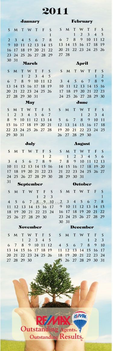 Ez Mail Eco Greeting Card Wall Calendar