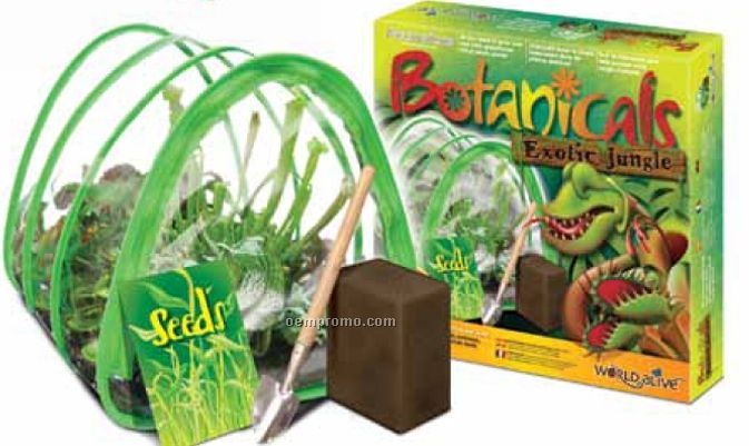 World Alive Botanicals Exotic Jungle Mini Greenhouse Kit