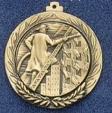 2.5" Stock Cast Medallion (Fireman)