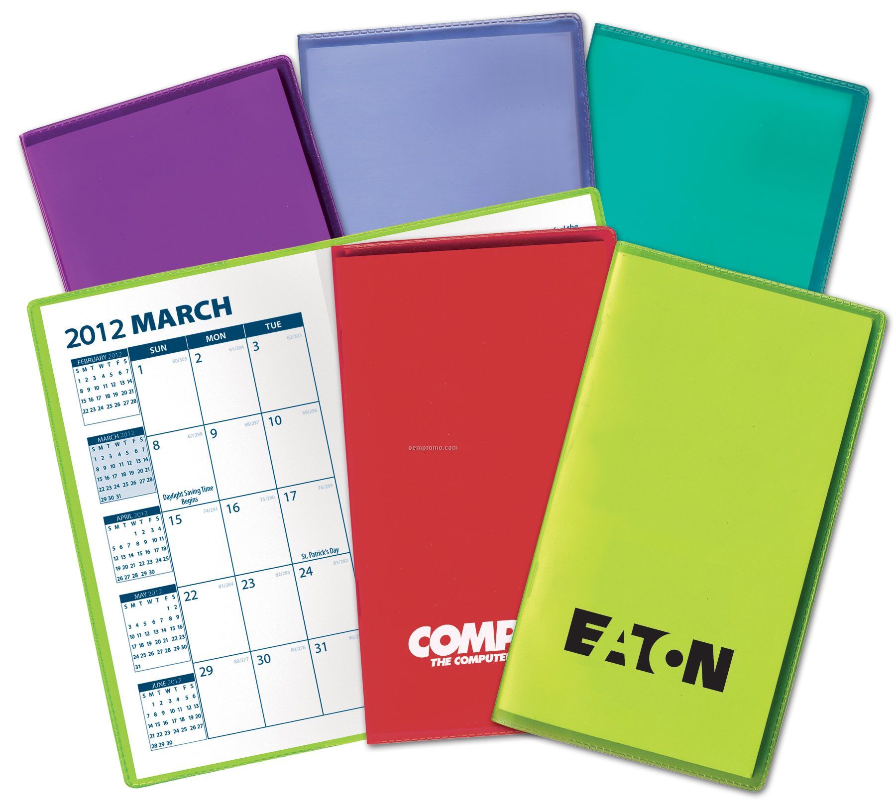 2012 Vinyl Monthly Planner - Translucent Colors (Before 9/1/2011)