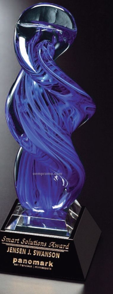 Art-glass Gallery Blue Whirlwind Award