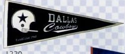 Dallas Cowboys Cooperstown Collection & Nfl Throwback Pennant
