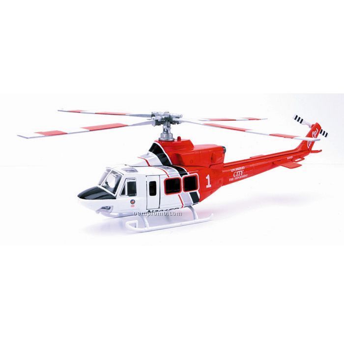 412 Lafd Diecast Helicopter 1:48 Scale