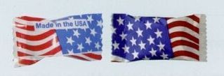 Chocolate Mint Cream Soft Candy W/ Stock Wrapper (American Flag)