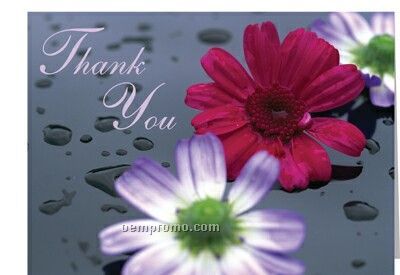 Flowers Thank You Note