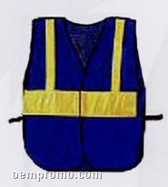 Signage Vests In Orange Or Blue With 4" Panel (4xl-5xl)